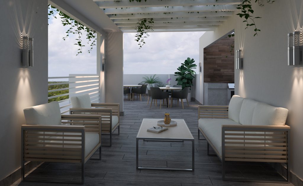 Proyecto de apartamento en construcción de 3 habitaciones en Bávaro, Punta Cana – C