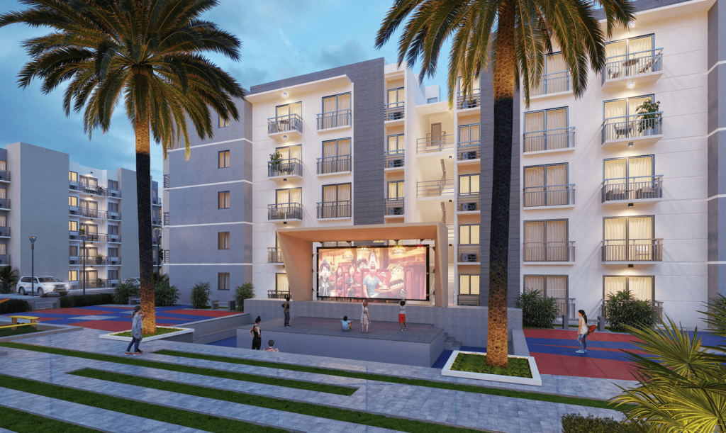 Proyecto de apartamento en construcción de 3 habitaciones en Bávaro, Punta Cana – J