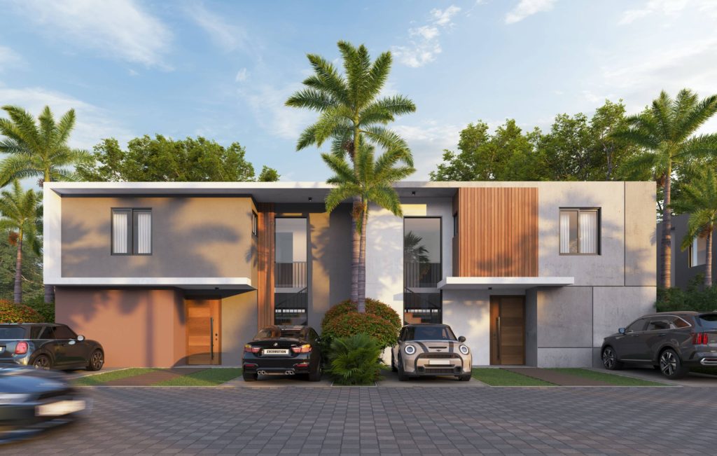 Proyecto exclusivo de Villas en construcción de 2 habitaciones+ Estudio en Vista Cana – CM