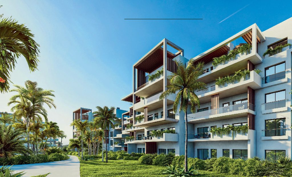 Proyecto de apartamentos en construcción de 3 habitaciones a 5 minutos de Downtown, Punta Cana – TS