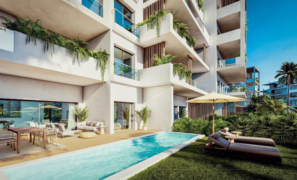 Proyecto de apartamentos en construcción de 1 habitación a 5 minutos de Downtown, Punta Cana – TS