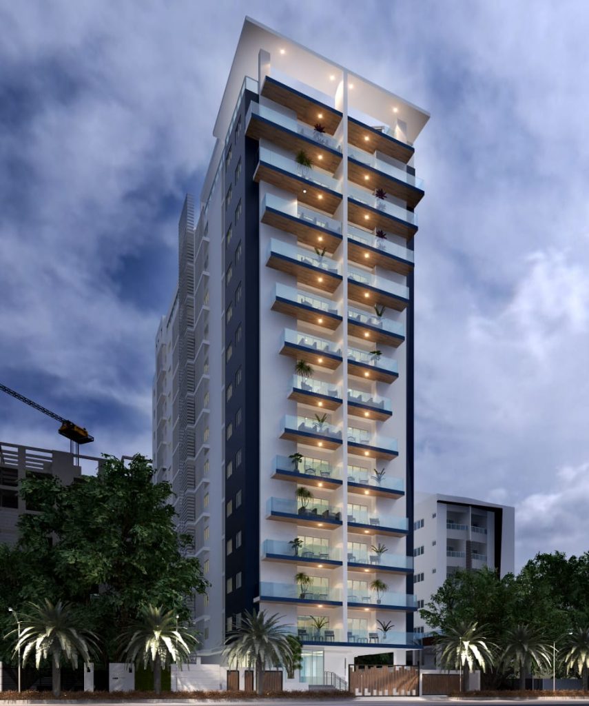 Proyecto de apartamento de 2 habitaciones en Naco-LMXXXV