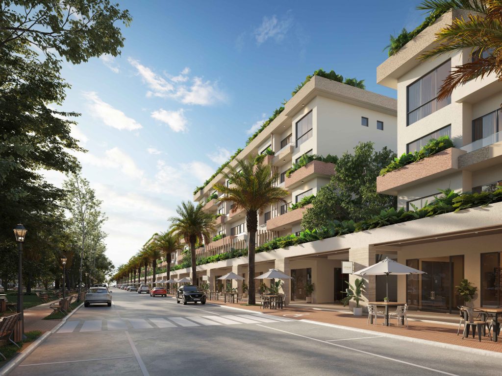 Proyecto de apartamentos en construcción de 2 habitaciones en Punta Cana – CP