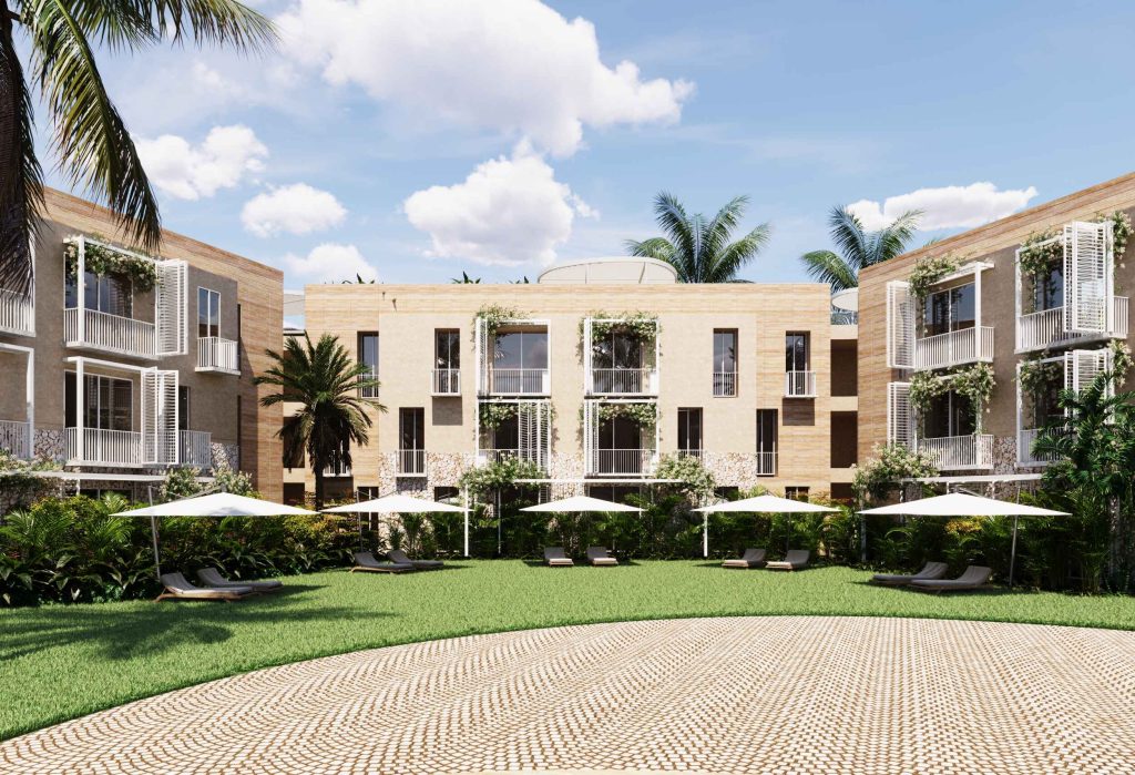 Proyecto de apartamentos en construcción de 1 habitación en Punta Cana – MG