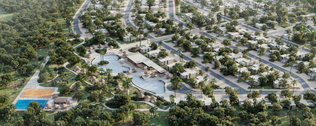 Proyecto de villas en construcción de 2 habitaciones en Punta Cana – MH