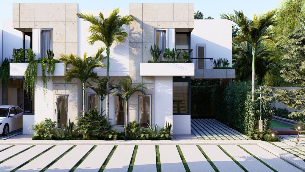 Villas en construcción de 3 habitaciones en Punta Cana – GC