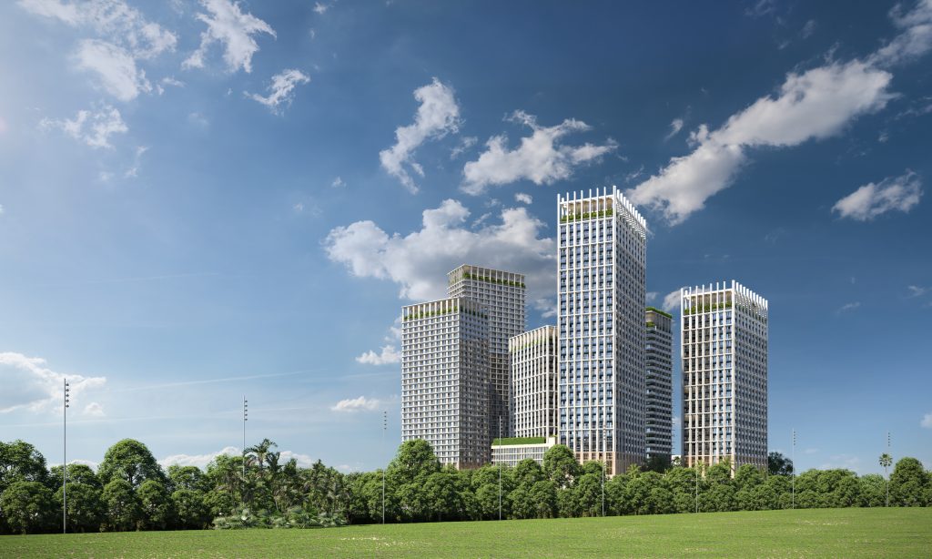 Proyecto de apartamentos tipo Estudio en construcción en el centro de Santo Domingo, República Dominicana – UD