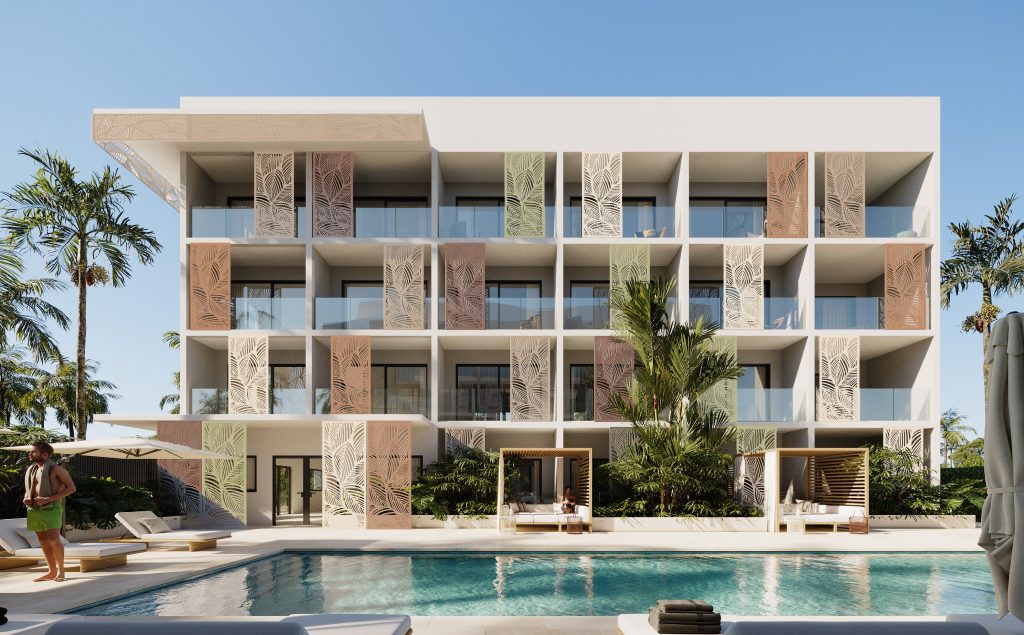 Apartamentos de 1 habitación a pasos de la playa En Los Corales, Bávaro – B