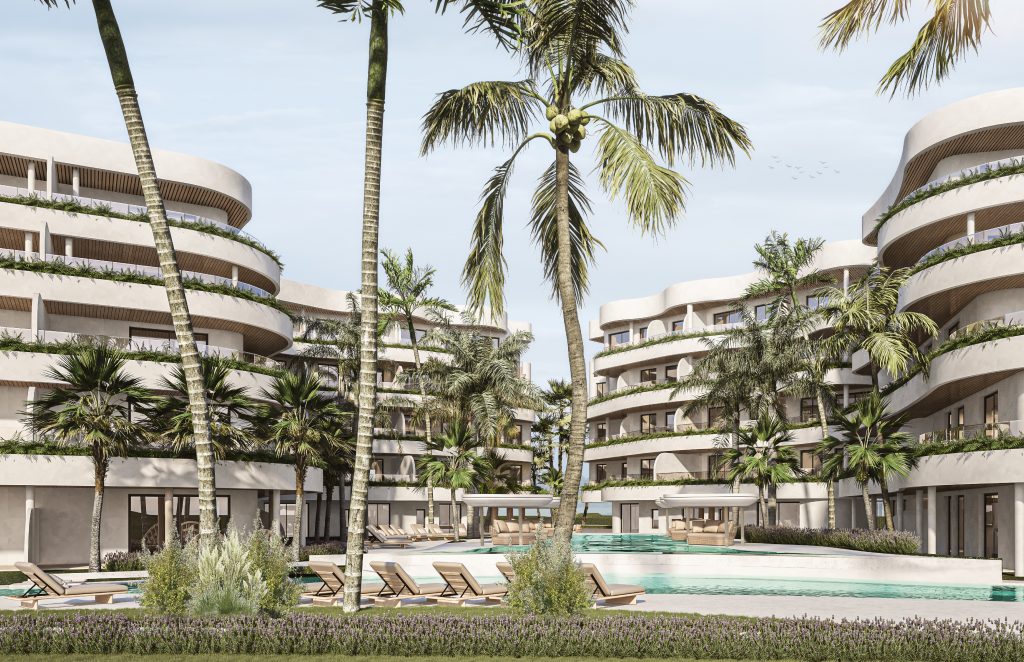 Apartamentos de 2 habitaciones en Bávaro, Punta Cana con vista al Campo de Golf – SUG